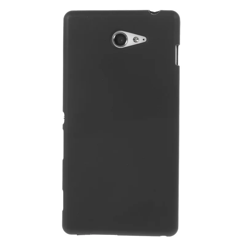 DULCII для Sony Xperia M2 d2305 d2306 чехол Черный двусторонняя Матовый ТПУ Телефон двойной D2303
