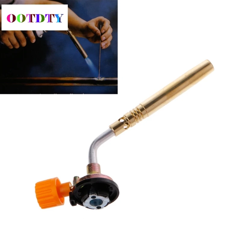 OOTDTY огнемет горелка бутановый газ удар фонарь легче рука зажигания Кемпинг