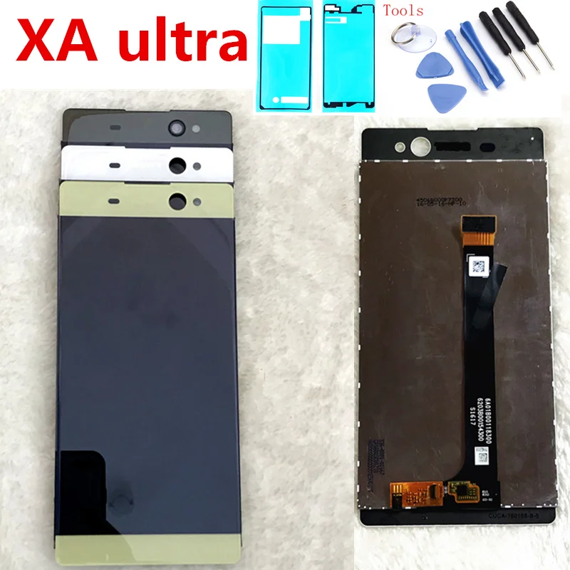 Оригинальный ЖК дисплей 6 0 дюйма для SONY Xperia C6 XA Ultra сенсорный экран дигитайзер