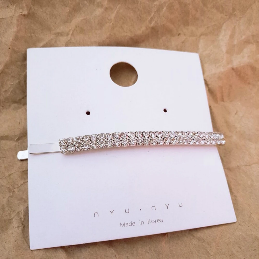 Заколки для волос StoneFans блестящие заколки со стразами девочек аксессуары