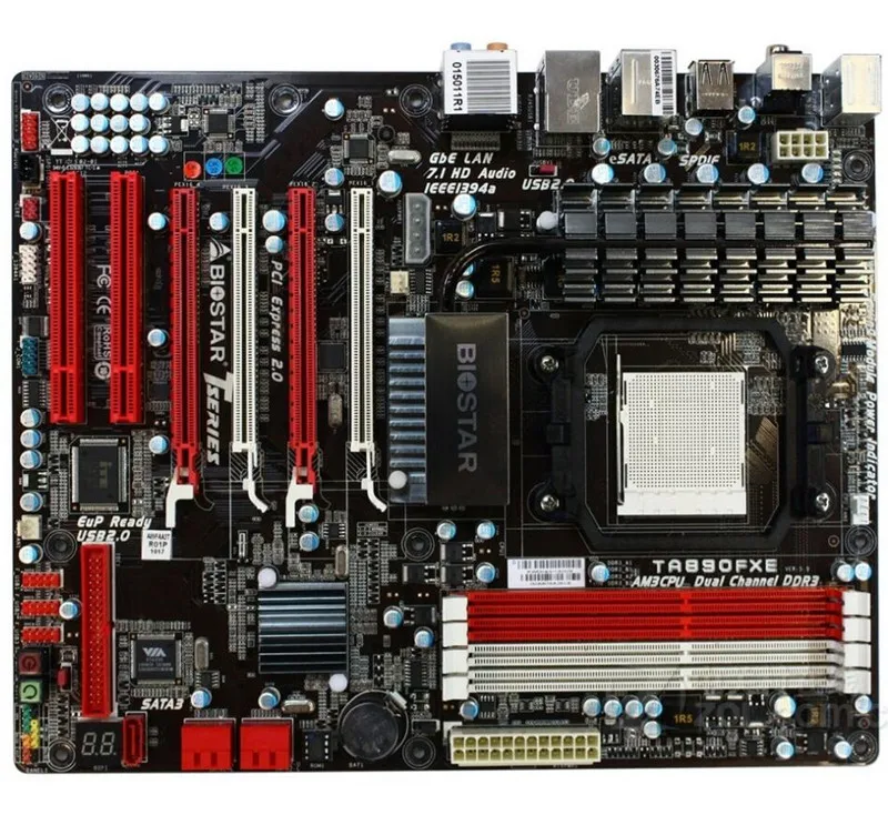 Оригинальная материнская плата для AMD 890 Biostar TA890FXE Socket AM3 DDR3 десктопная плата|desktop
