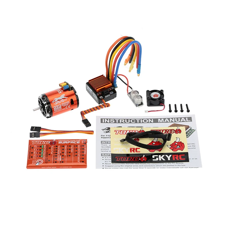 Сенсорный Бесколлекторный двигатель SkyRC 13 5 T 2590KV 2P + CS60 60A сенсорный