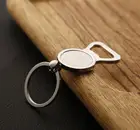 10 шт.лот 25 мм новые брелоки для открывания бутылок из цинкового сплава круглые брелоки для подарков с логотипом на заказ
