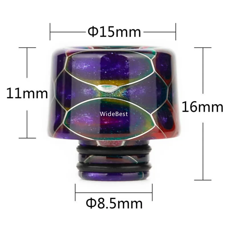 V образный дизайн с широким отверстием змеиной кожи Uwell Valyrian/eleaf melo 5/saff gear rta 510