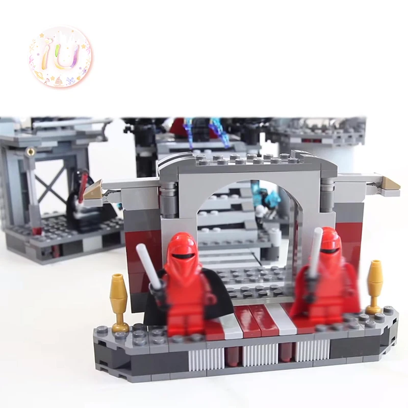 Legoings 75093 Star Series Death Final Duel Building Blocks Kit Подарочные игрушки для детей War 499 шт совместим