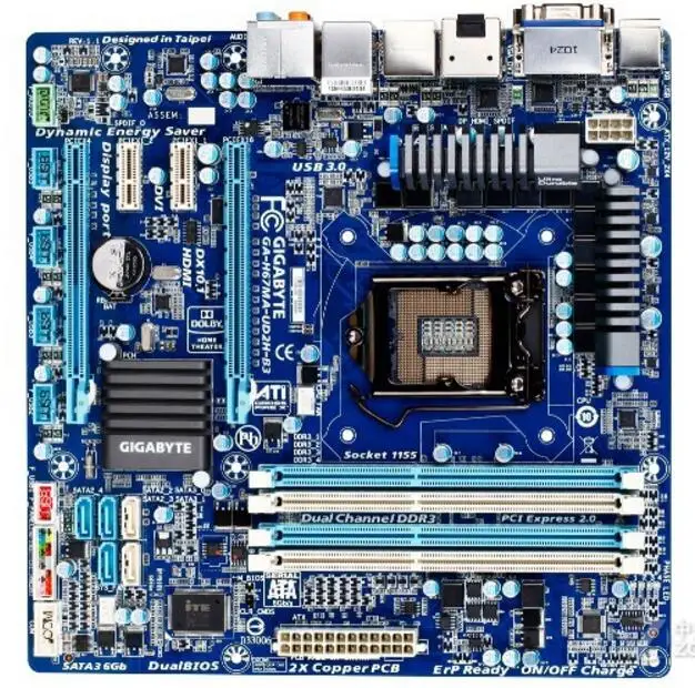 Для Gigabyte GA H67MA UD2H B3 оригинальная настольная материнская плата 3H67 розетка LGA 1155