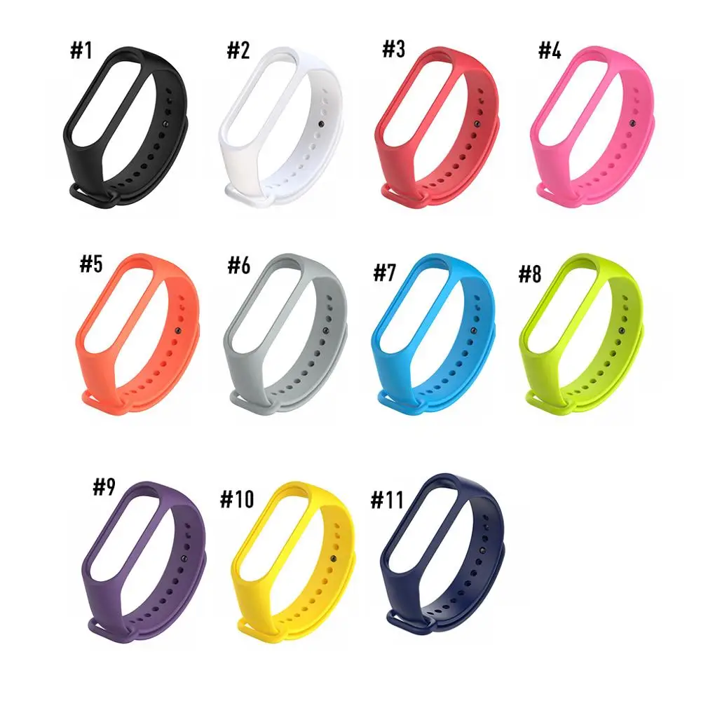 Новый Сменный силиконовый браслет ремешок для часов Xiaomi mi Band 3 умный Браслет band |