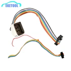 AK90 + заменяемые кабели, 10-контактный адаптер и чип данные для чтения специфических сидений, работают вместе с программатором ключей AK90 V3.19