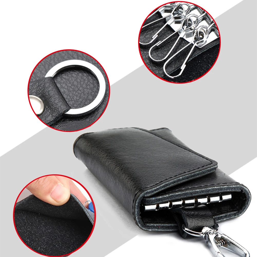 Multifunctional Faux Leather Car Key Case Cover | Автомобили и мотоциклы