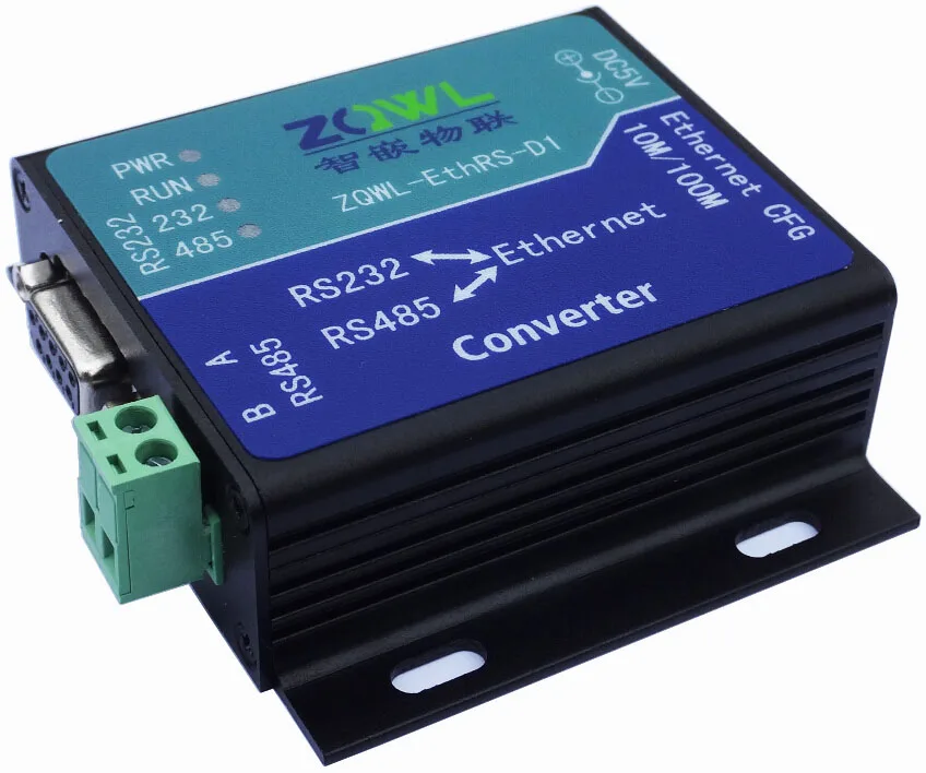 Сервер с последовательным устройством RS232 + преобразователь RS485 в Ethernet Modbus RTU
