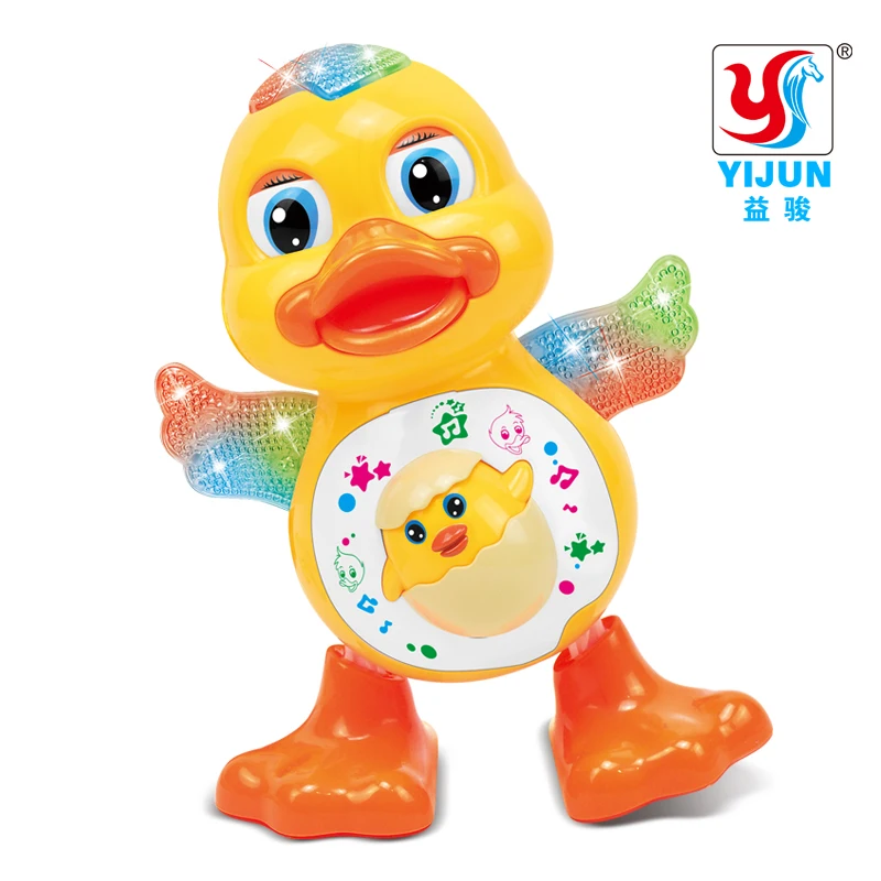 YIJUN игрушки, детские игрушки, эквалайзер, жёлтая утка, детские игрушки, Электрическая универсальная игрушка для детей 1-3 лет от AliExpress WW