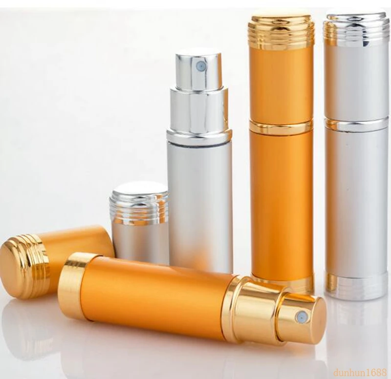 安い 5ミリリットルスパイラル高-グレード香水ボトル空ボトル旅行ポータブル化粧水ガラススプレーボトル#21