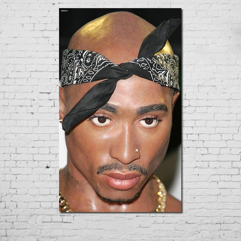 Постер COSY MOMENT tupac хип хоп музыка певица звезда 2PAC постер с HD печатью черно белый