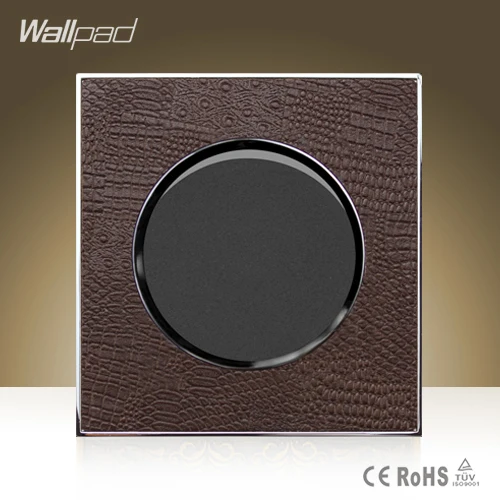 Роскошная круглая настенная панель Wallpad 1 комплект 2 направления козы коричневая