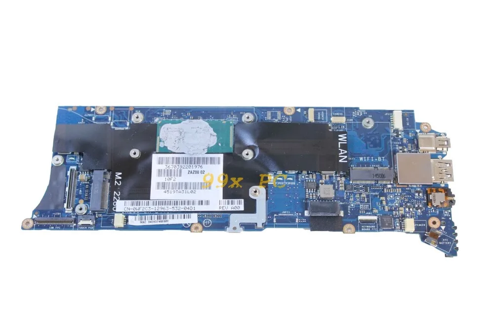 Ноутбук материнская плата для Dell XPS 9343 Материнская ноутбука W/I5 5200U Процессор 8 Гб