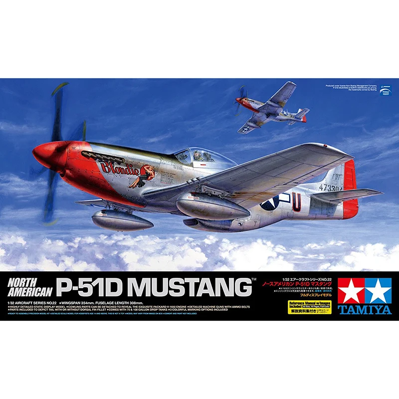 Модель 1/32 Тамия 60322 P-51D MUSTANG хобби | Игрушки и