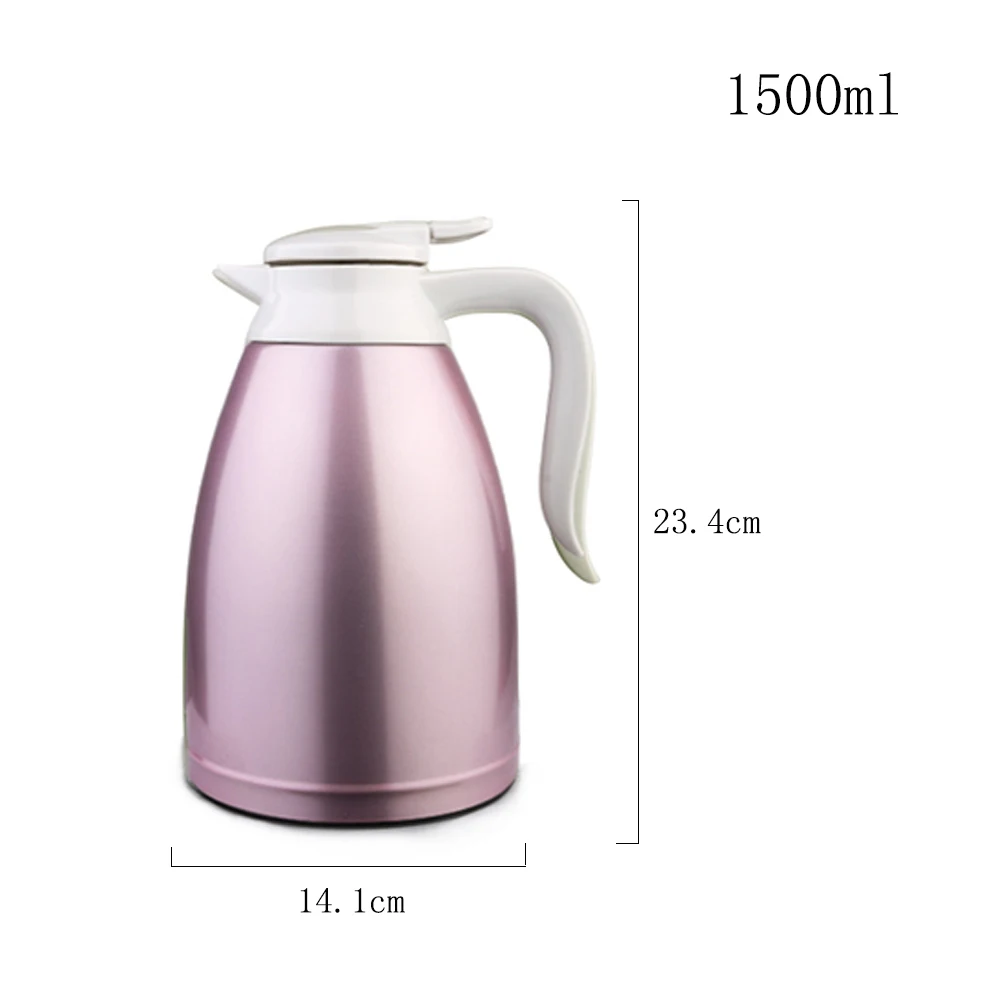 Thermos jug for drinks vacuum. Volume 1500 ml. tea Food coffee Cup hot Thermo container Large | Дом и сад