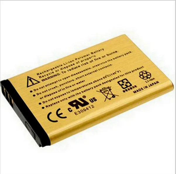 10 шт./лот 2450 мАч BL-5C BL5C BL 5C Золото Замена Батарея для nokia 3650 1100 6230 6263 6555 1600 6630 6680 6550 E50