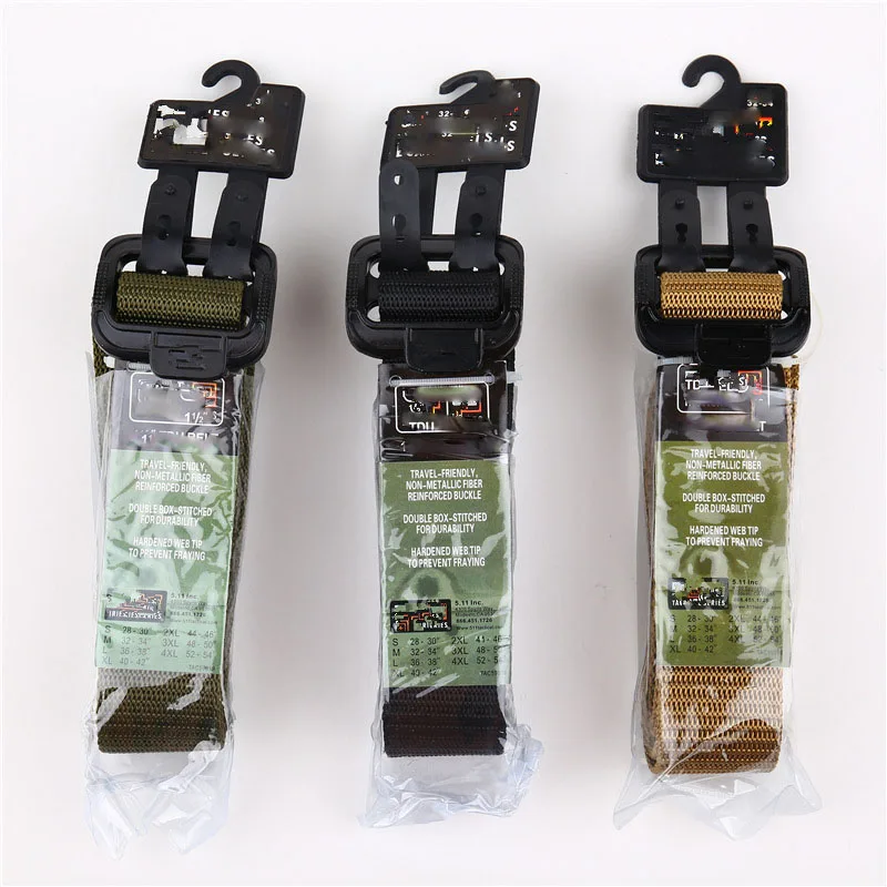 Military Tactical Belts 2 Inch 120cm Hunting Belt Hiking Accessories Armygreen Army Combat Waistband Autumn Utility Unisex |