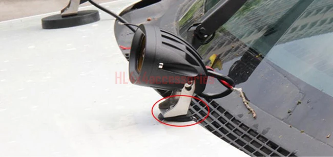 2 шт. держатель из нержавеющей стали для автомобильного светильника кронштейн