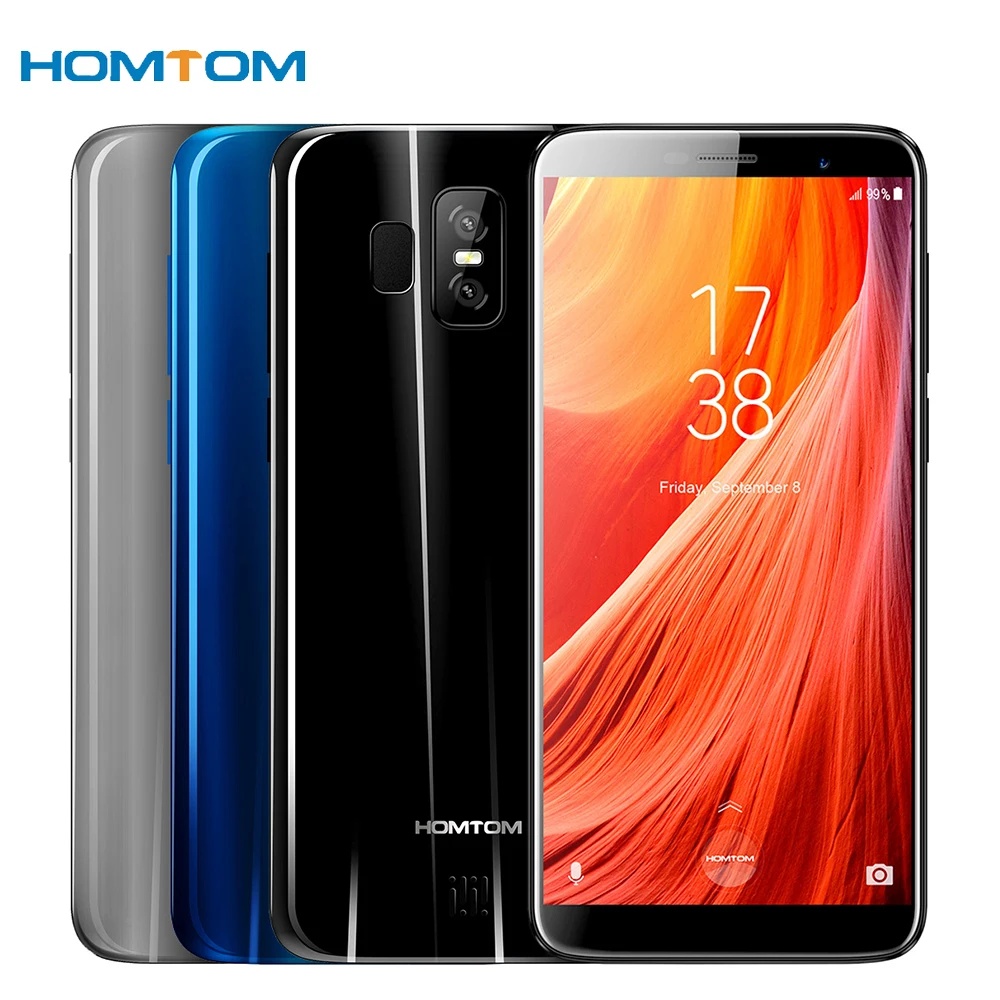HOMTOM S7 смартфон 5 дюймов HD 18:9 mtk6737 четыре ядра 3 ГБ 32 2900 мАч двойной сзади Камера 13MP +