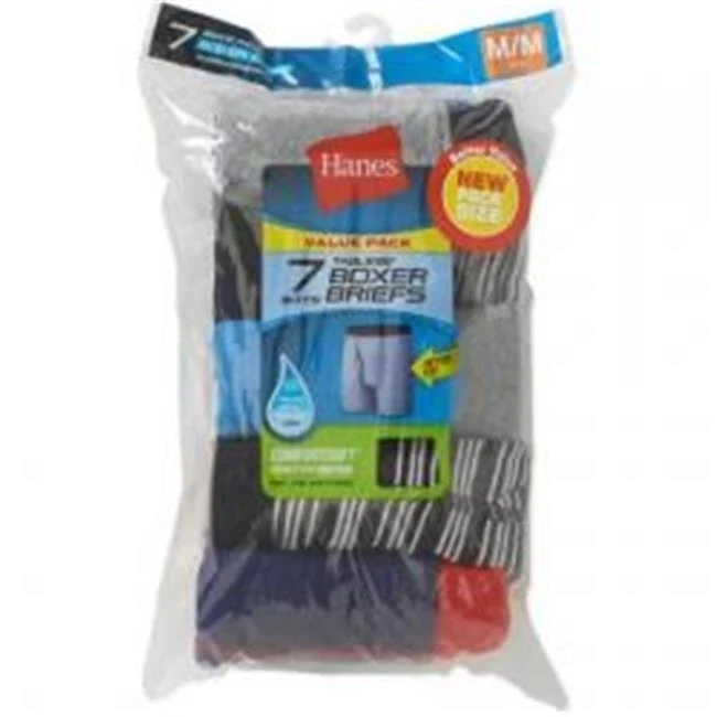 Hanes/00090563685394 удобные мягкие трусы-боксеры с поясом для мальчиков красная этикетка