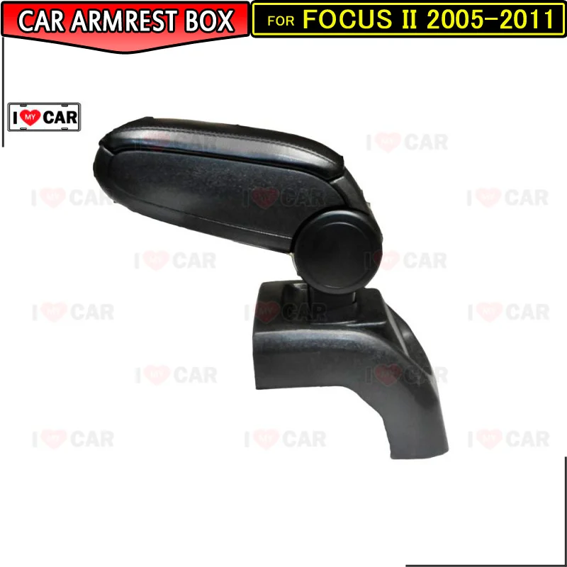 Для Ford Focus II 2005 2011 ящик для хранения в подлокотнике автомобиля центральная