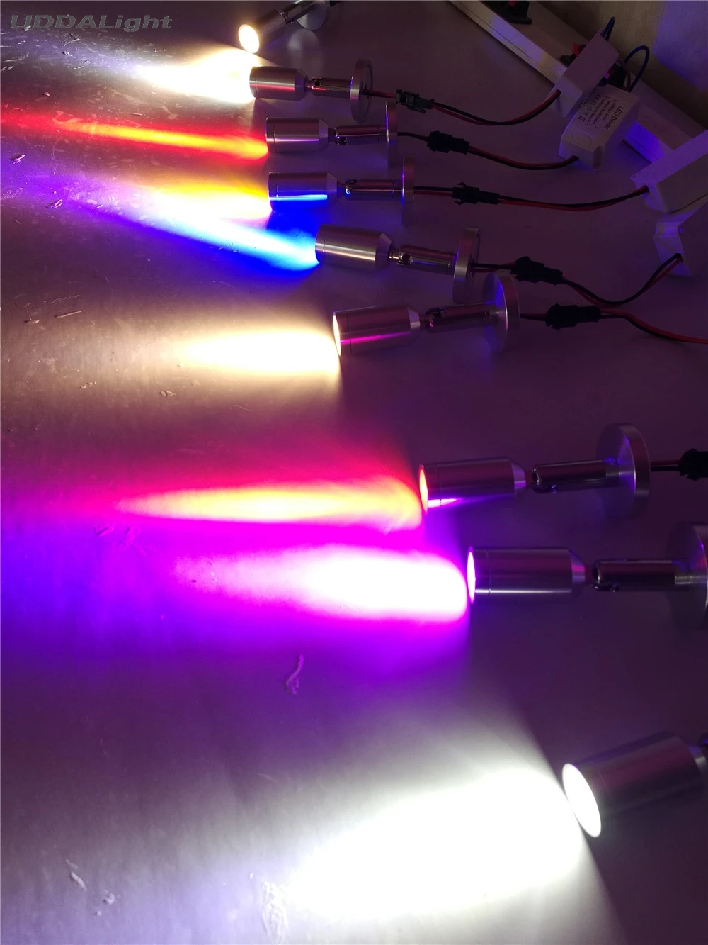 

led puck 1-3w led under cabinet light ressessed in 85-265V