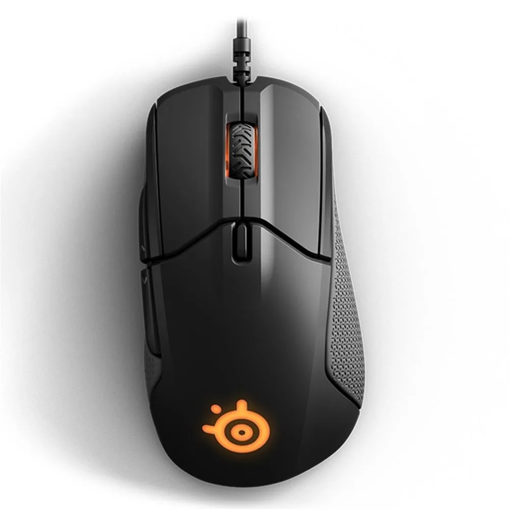 Игровая мышь SteelSeries Rival 310-12 000 CPI TrueMove3, оптический датчик-кнопки раздельного запуска-RGB Освещение
