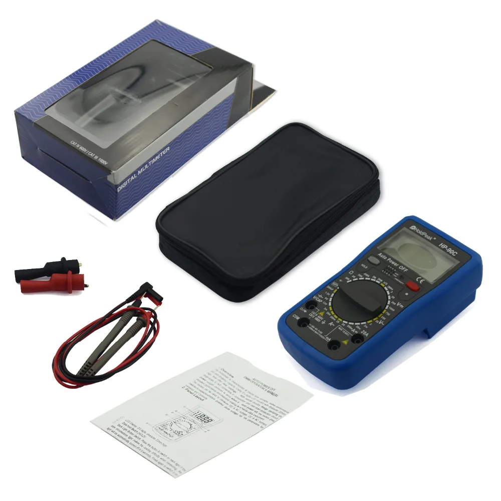 2017 Rushed Sale HoldPeak HP-90C Handheld Digital Multimeter Capacitance Resistance Test Electrical | Инструменты