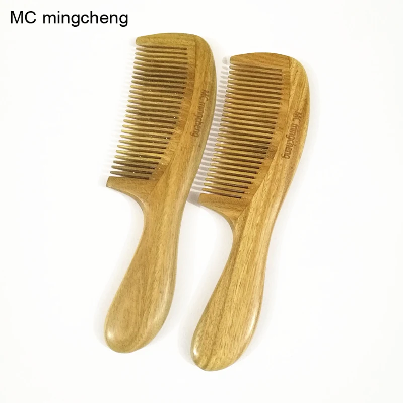 

MC Brand 18cm Wooden Sandalwood Fine Tooth Wood Comb Natural Head Massager Hair Combs Hair Care Styling Tangle Hair Brush
