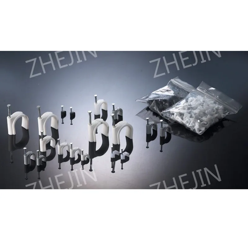 ZHEJIN 1000 шт. 7 мм Диаметр коаксиальный кабель вставка круглых зажимов для ногтей|clip