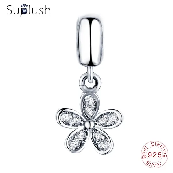 Suplush 31 стиль 925 пробы Серебряный Кулон Шарм Подходит бренд Шарм DIY браслет кулон для изготовления ювелирных изделий - Цвет: 297