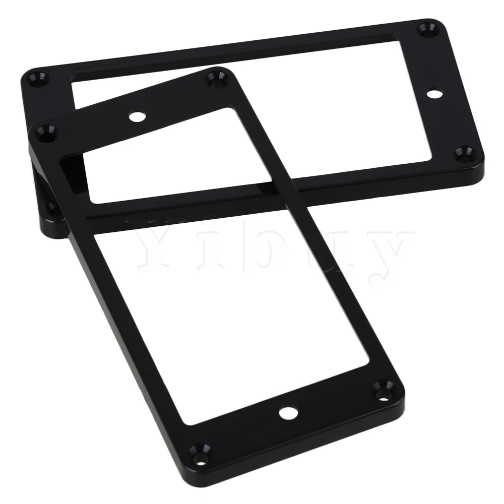

Yibuy 20 Pcs 92x45x5mm Black ABS Electric Guitar Flat Humbucker Pickup Frames