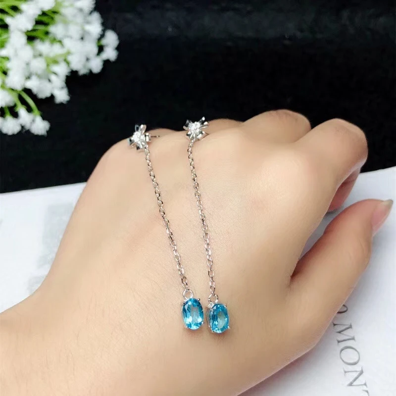 Женские серьги KJJEAXCMY boutique jewelryar из стерлингового серебра 925 пробы с
