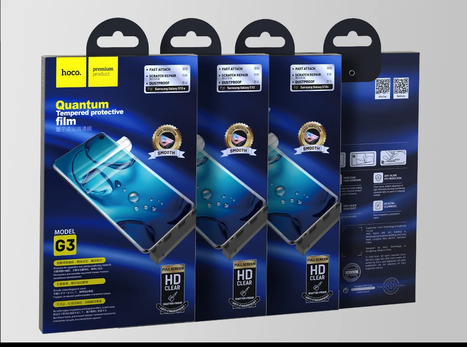 HOCO 0,15 мм Гидрогелевая пленка для samsung Galaxy S10 Plus Защитная пленка для экрана для samsung S10 S10E Защитная стеклянная пленка S10