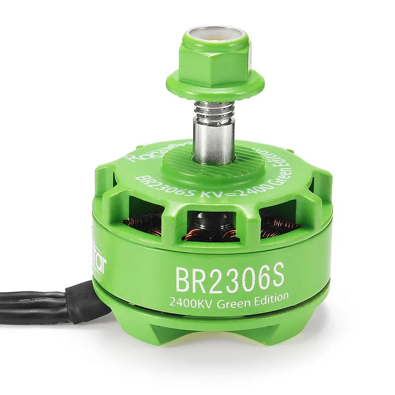 Racerstar 2306 BR2306S Green Edition 2400KV 2-4S бесщеточный двигатель для X210 X220 250 300 Гоночная рама RC