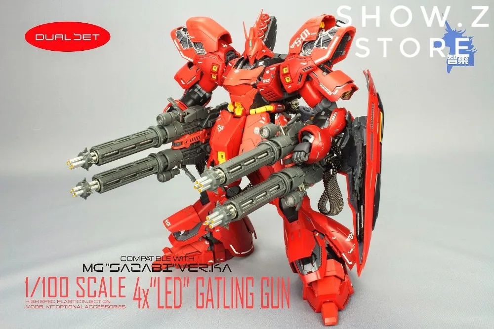 [Show. Z магазин] Жиль ZL MG 1/100 4X Sazabi MSN 04 пулемет Гатлинга добавить на Комплект w
