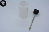 iron head plastic oiler refueling machine tool beak empty oil bottle oiler 120 ml long mouth plastic oiler household sewing