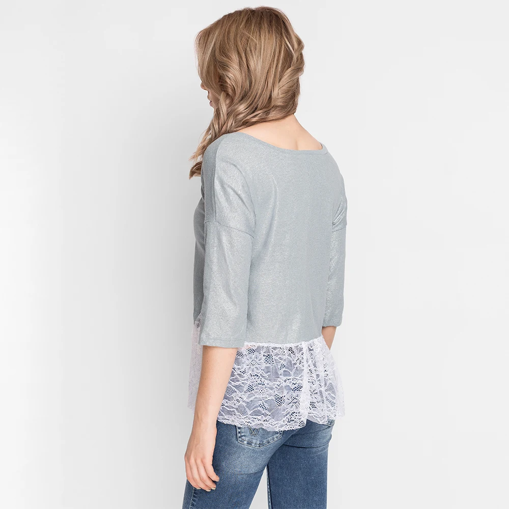 Нежная блуза с кружевом Gloria jeans женская GTS014568|blouse blouse|blouses for womenblouses & shirts |