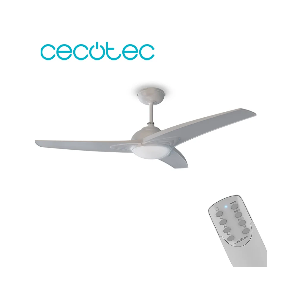 Потолочный вентилятор Cecotec energyaero silent 460. 3 лезвия дизайн 2 в 1 тихий скорости с
