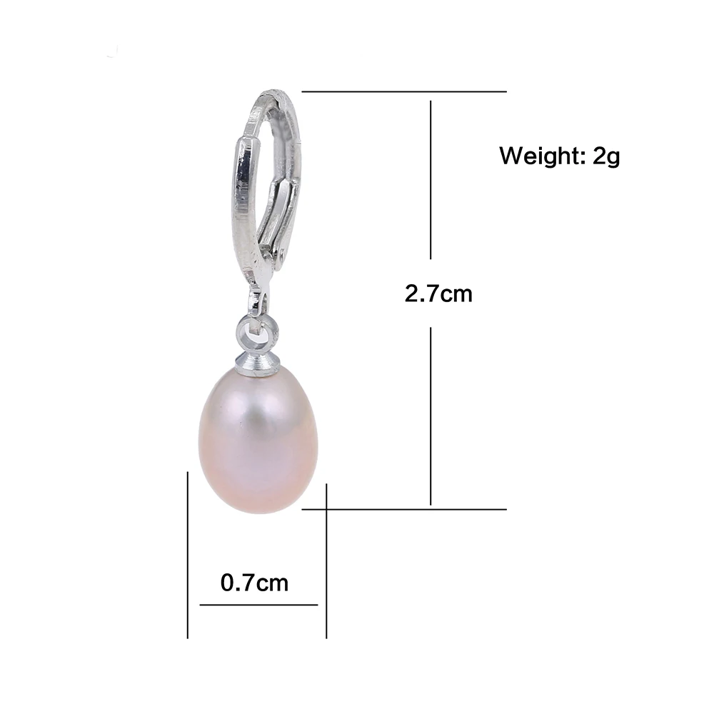 Серьги гвоздики с пресноводным жемчугом 8 9 мм|leverback pearl earrings|leverback earringsdangle earrings |