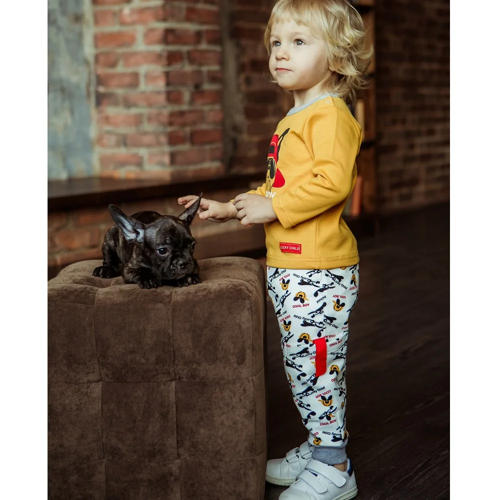 Штаны Lucky Child арт. 44-14pf (Крутой парень) [сделано в России доставка от 2-х дней] | Мать и