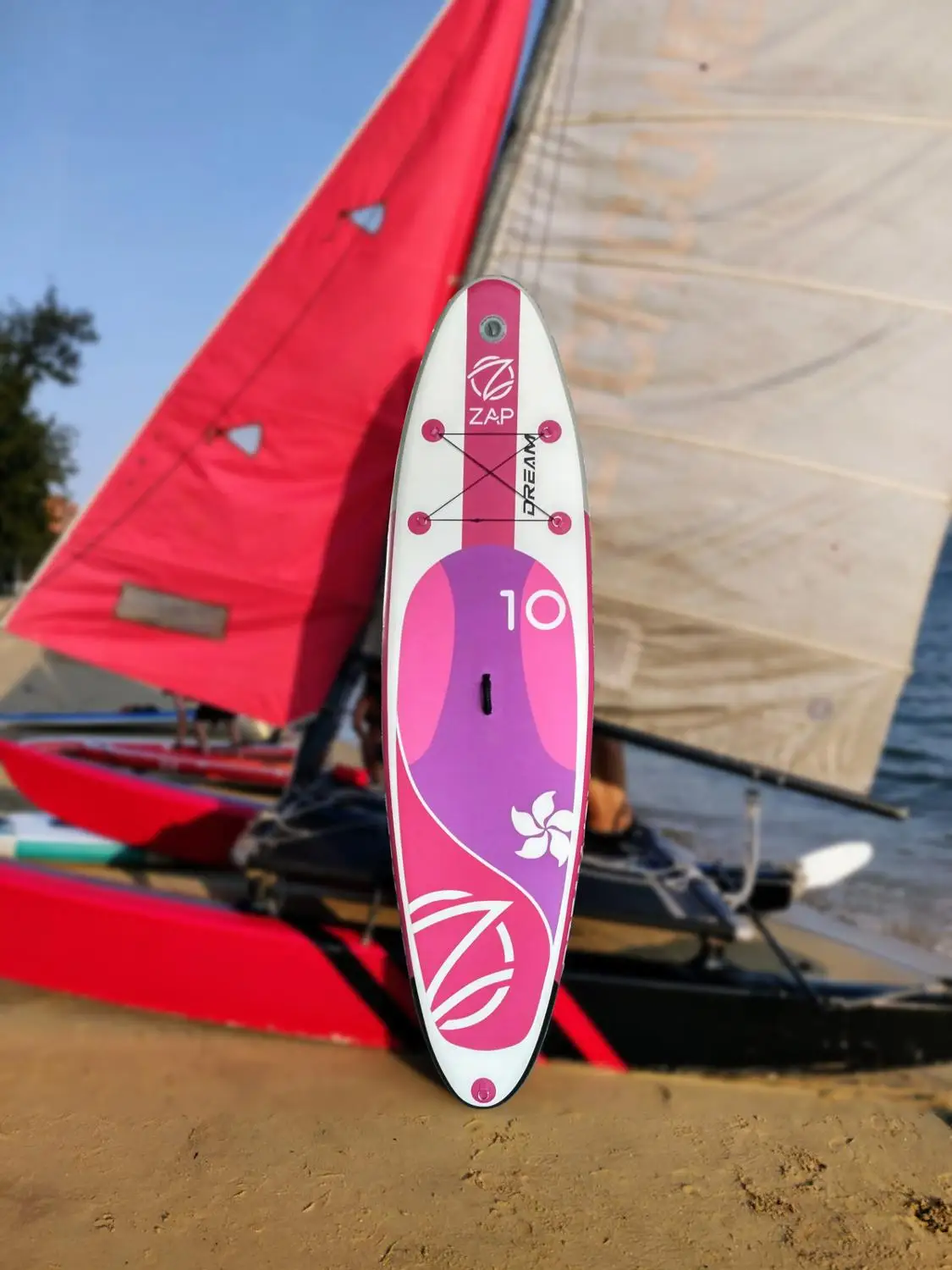 ZAP Dream 10 iSUP надувная доска весло для серфинга Sup Board (305x82x15 см)|Серфинг| |