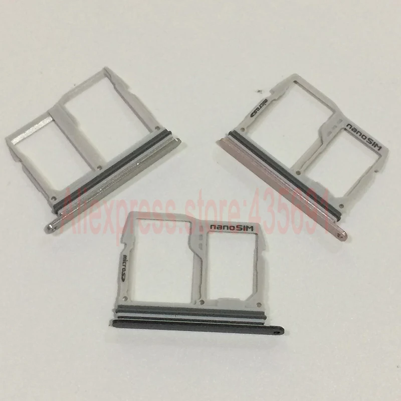 10 шт./лот лоток для Nano SIM карты + держатель слота памяти Micro SD адаптер LG G6 US 997 VS988