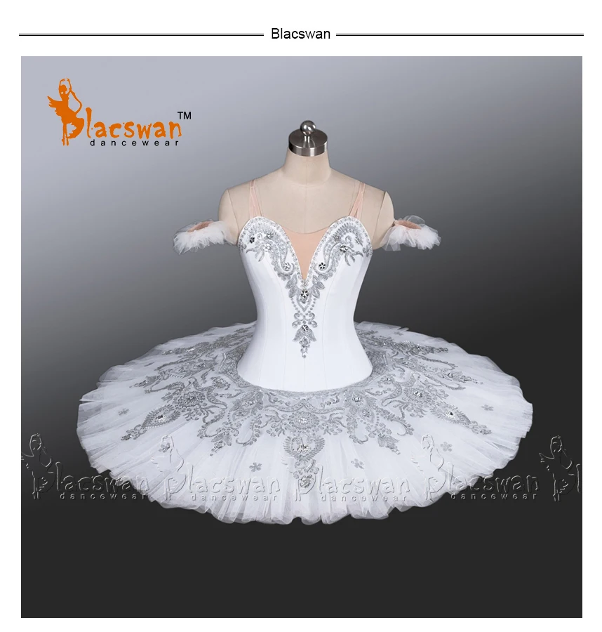 La Bayadere/белая профессиональная балетная пачка, костюм Снежной королевы, балетная пачка, 12 слоев, жесткая Тюлевая пачка, BT886