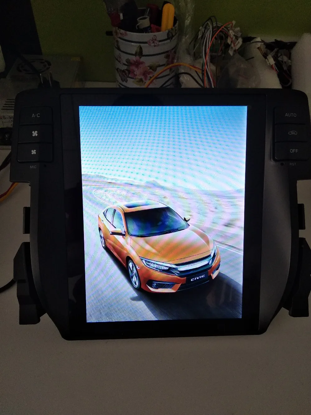 Android 7 1 10 4 &quotдля Honda Civic 2017 с четырехъядерным процессором 2G + 32G мультимедийный
