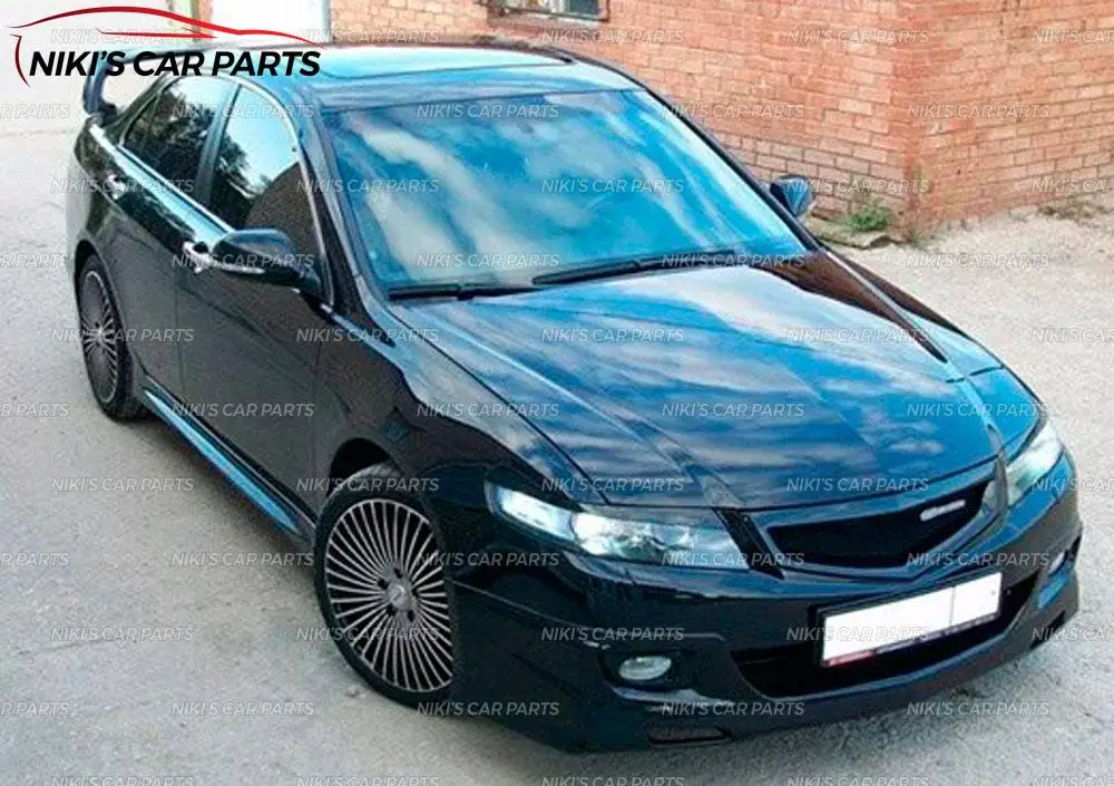 Накладка для передних фар Honda Accord VII 2002 2007 накладка из АБС пластика с изображением