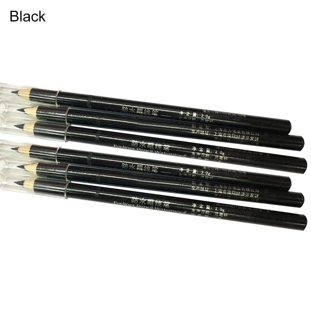 6 Pcs Smooth Makeup Pen Eye Liner Eyeliner Pencil Women Cosmetic Accessories |