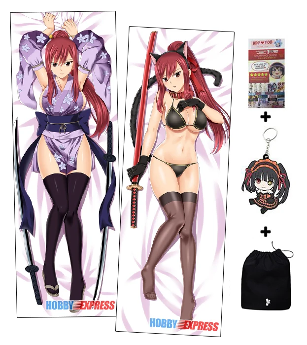 Хобби Express Dakimakura японский отаку Waifu обниматься тела Чехол Феи Эрза Скарлет ADP18124